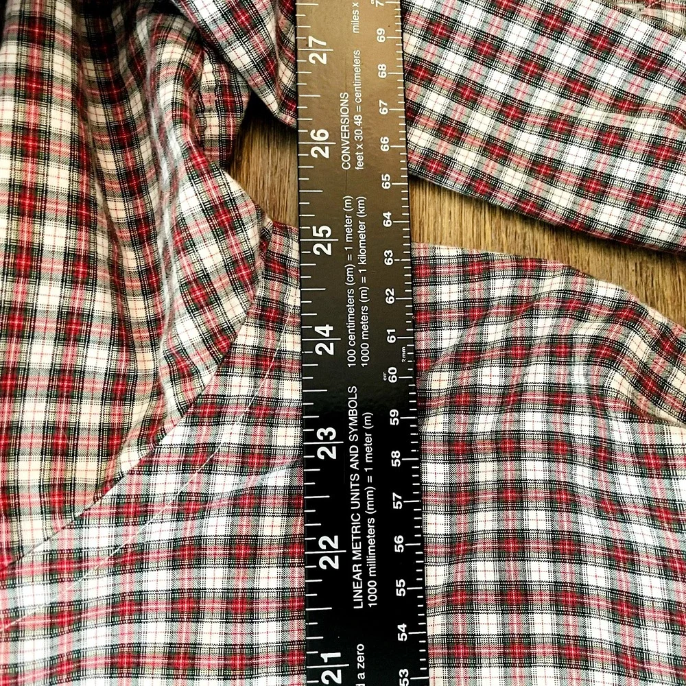 Polo Ralph Lauren Shirt Mens Large Plaid Button Front Long Sleeve Cotton Classic